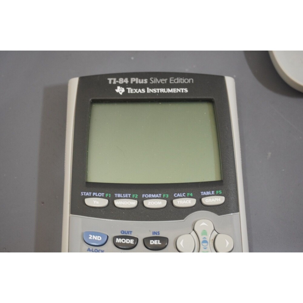 Texas Instruments TI-84 Plus Silver Edition Graphing Calculator w 2 Covers - Picture 2 of 5